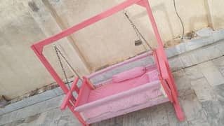 baby wOOden pink swing for sale