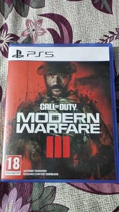 Call of Duty Modern Warfare 3 III Ps5 Disk almost new