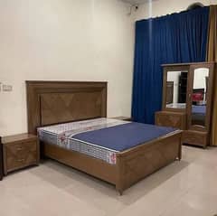 Bed set / Double Bed set / poshish bed / wooden Bed  / king size bed