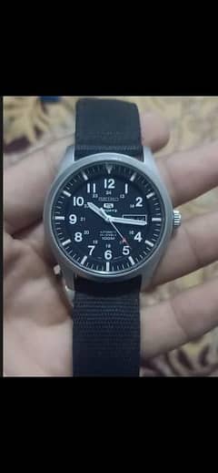Seiko 5 sports watch 10 by 10 condition.
