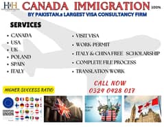 CANADA IMMIGRATION , STUDY VISA , VISIT VISA & WORK-PERMIT PROGRAM