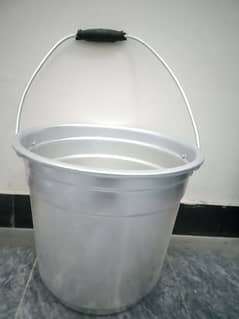 Large size silver Balti/Bucket stainless