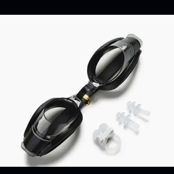 Swimming pool googles or glasses with ears plug | 100% Safety 1