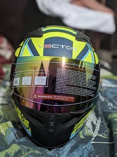 vector VT-253 Full face double visor scretch free helmet