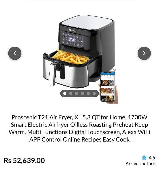 Proscenic T21 Air fryer 0