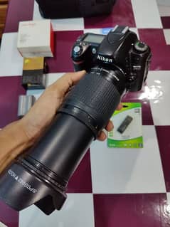 Nikon D80 Dslr Camera 70/300 lens Hd result hai