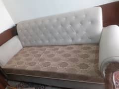 5 setr sofa set bred new grey golden color