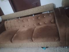 5 seater wood sofa set