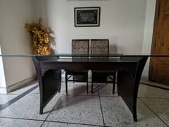 6 Seater Dining Table and Chairs For Sale