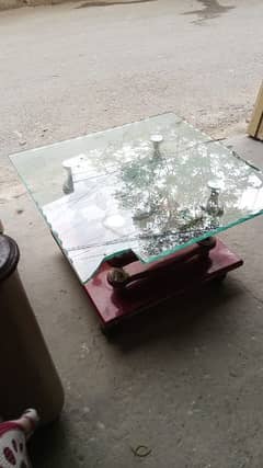 table with glass top