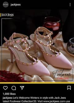 Light Pink Jackjees heels for sale