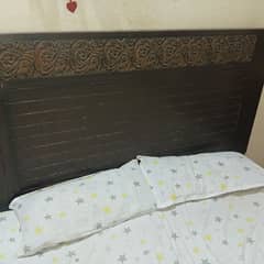 double bed without mattress