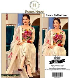 3 piece embroidery lawn suit