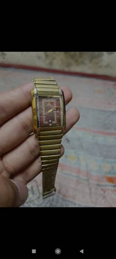 superus watch 22k gold electro plated