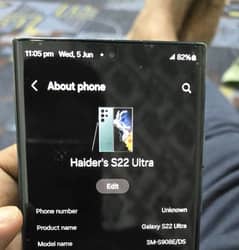 Samsung Galaxy S22 Ultra 12/256 Officiall Pta