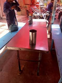 folding table front steel