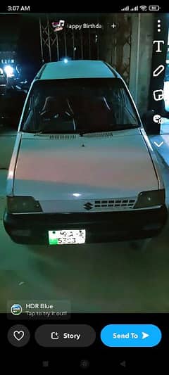 Suzuki Mehran VX 2007, power steering,22 Kms avg, cal 03065746769