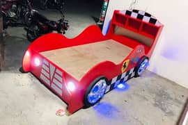 kids bed car design