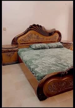 complete Bedset Deco (4 years used) with mattress