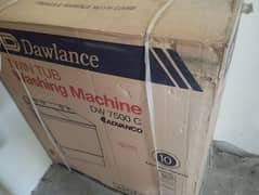 Dawlance washing machine modal Dw 7500 C box pack 100 %