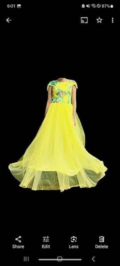Yellow party wear