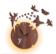 fairy design lamented wall clock with back light