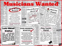 Musician required for a band