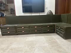 Sethi with ten drawers