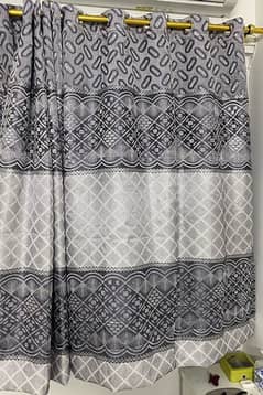 GREY/SILVER BLACKOUT CURTAINS custom stitched brand new