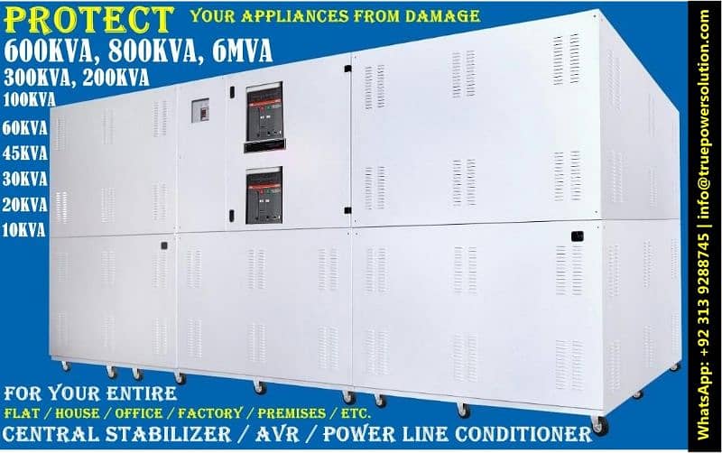 Line Conditioner 2kva 3kva 5kva 10kva 30kva Online UPS Stabilizer 5MW 15