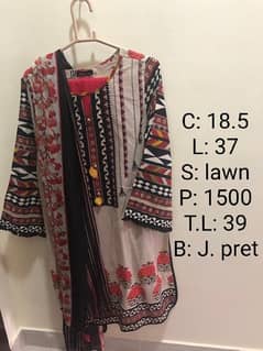 preloved fancy lawn cotton collection