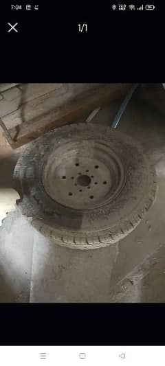 Rikshaw tye wheel complete