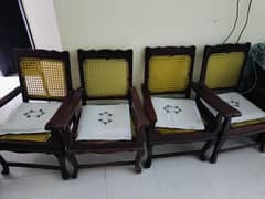 4 Wooden Chairs for Sale