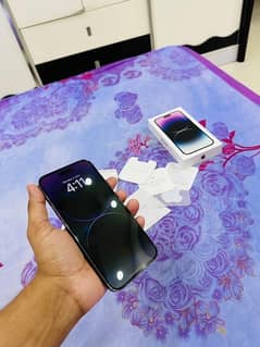 Iphone 14 pro max Factory unlock 256 gb LLA Deep Purple