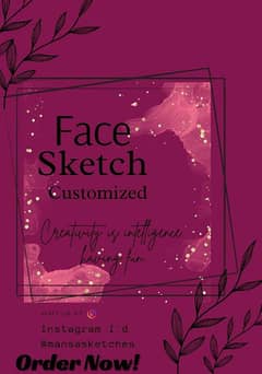 customized face sketch