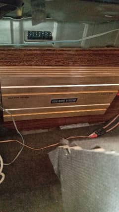 sound system amplifier bass tube