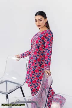 Safwa -Oral two pcs women unstiched Doria Digital print suit