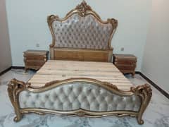 Chinioti Poshish Bed Dressing Solid Sheesham Wood