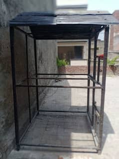 iron cage  hight 7 ' feet width 4.5