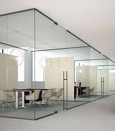 Office Partition/SS Reeling/Shower Cabins/Led Mirror/Glass Designing 1