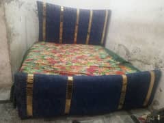10/9 condition 3 month use wood poshish bed