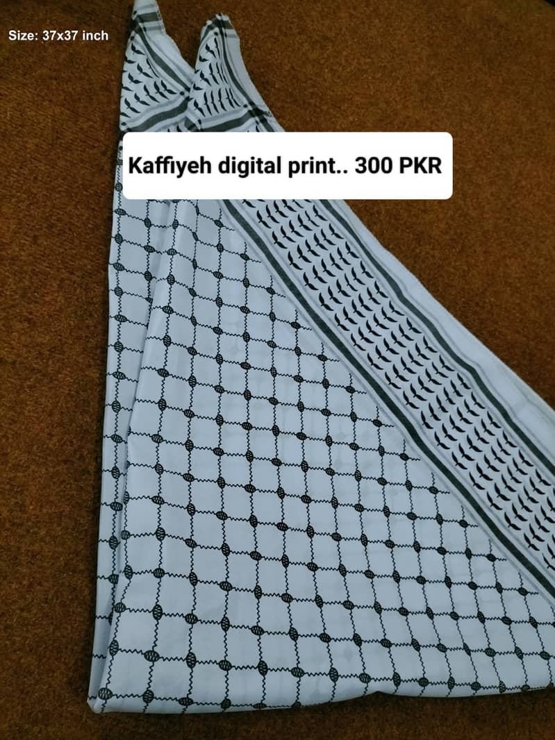 original design of Palestine Scarf keffiyeh , 1200 for men 9