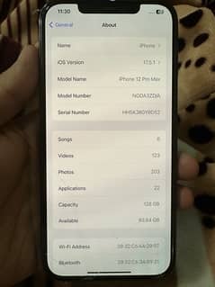 iPhone 12 Pro Max non pta factory unlocked  10/9 condition 128Gb