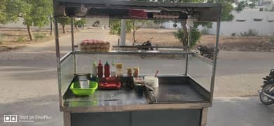 burger and chips counter for sale