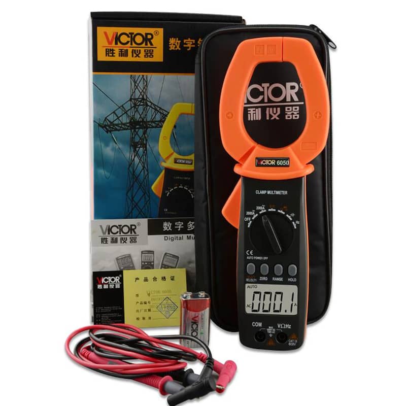 Victor VC6050 Digital AC/DC Clamp Meter 2000A 1