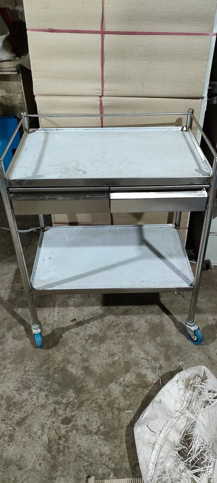 Manufacturer of Instrument Trolley / Inst. Cabinet, Dressing Trolley 8