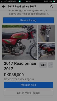 Cheap Bike  for  Sale  urgently Road Prince cd70