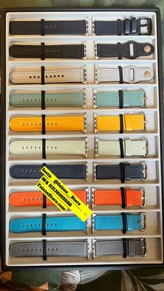 Leather Strap for Apple Watch Ultra 2 Band 49mm 9 8 7 45mm 41mm High Q