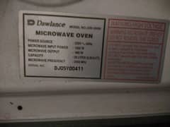 Microwave oven dawlance