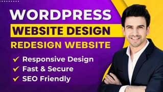 I will design and develop a professional wordpress website and blog